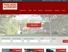 Tablet Screenshot of faglianodecaruso.com.ar